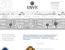 Tablet Screenshot of envir-advocaten.com